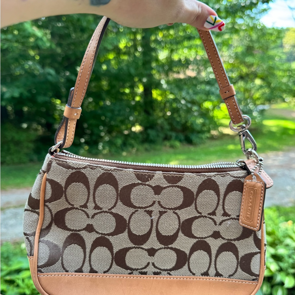 Coach Monogram Shoulder Bag